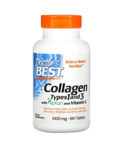Doctor's Best - Collagen Types 1 and 3 with Peptan and Vitamin C