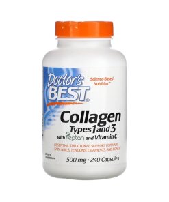 Doctor's Best - Collagen Types 1 and 3 with Peptan and Vitamin C