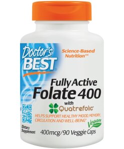 Doctor's Best - Fully Active Folate 400 with Quatrefolic