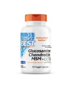 Doctor's Best - Glucosamine Chondroitin MSM + UC-II - 90 vcaps