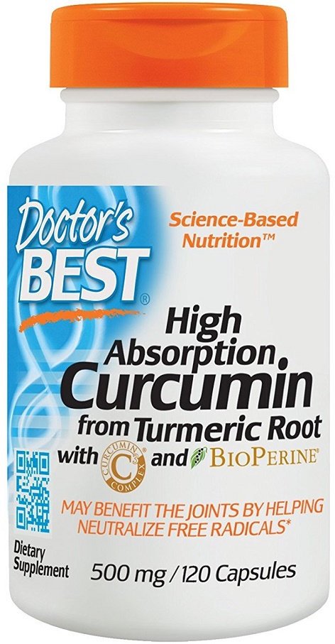 Doctor's Best - High Absorption Curcumin From Turmeric Root with C3 Complex & BioPerine