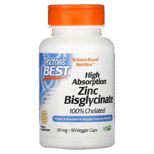 Doctor's Best - High Absorption Zinc Bisglycinate