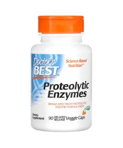 Doctor's Best - Proteolytic Enzymes - 90 vcaps