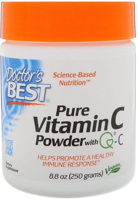 Doctor's Best - Pure Vitamin C Powder with Quali-C - 250g