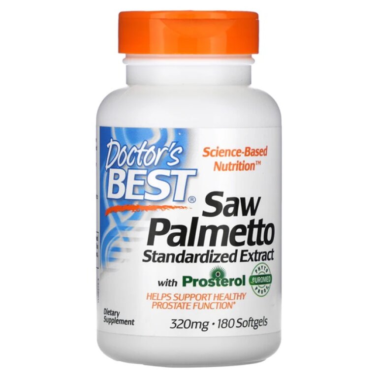Doctor's Best - Saw Palmetto Standardized Extract with Prosterol
