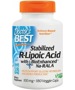 Doctor's Best - Stabilized R-Lipoic Acid with BioEnhanced Na-RALA