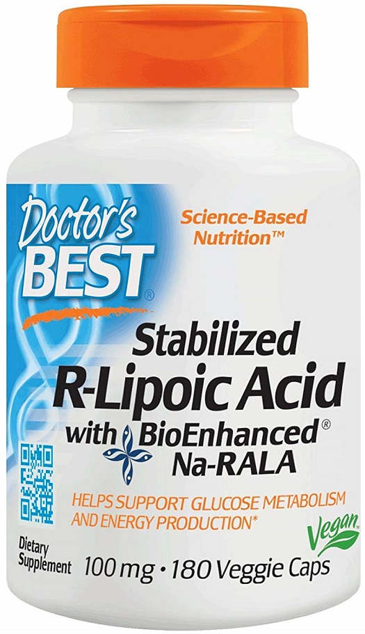 Doctor's Best - Stabilized R-Lipoic Acid with BioEnhanced Na-RALA