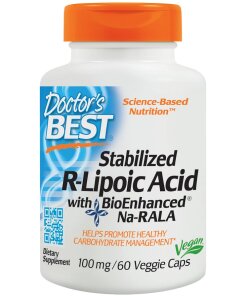 Doctor's Best - Stabilized R-Lipoic Acid with BioEnhanced Na-RALA