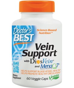 Doctor's Best - Vein Support with DiosVein and MenaQ7 - 60 vcaps