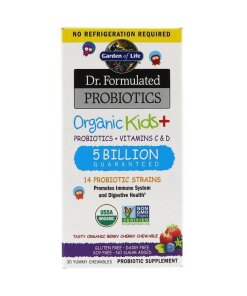 Garden of Life - Dr. Formulated Probiotics Organic Kids+