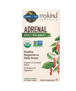 Garden of Life - Mykind Organics Adrenal Daily Balance - 120 vegan tablets