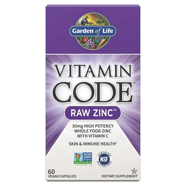 Garden of Life - Vitamin Code Raw Zinc - 60 vegan caps