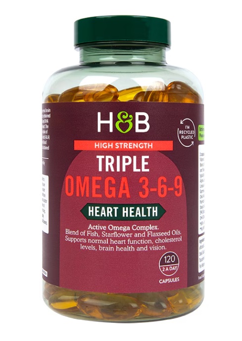 Holland & Barrett - High Strength Triple Omega 3-6-9 - 120 caps