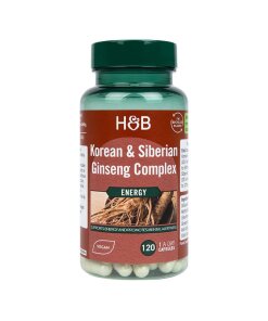 Holland & Barrett - Korean & Siberian Ginseng Complex - 120 vcaps