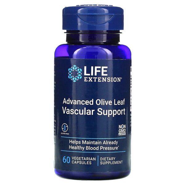 Life Extension - Advanced Olive Leaf Vascular Support - 60 vcaps