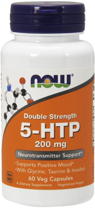 NOW Foods - 5-HTP with Glycine Taurine & Inositol