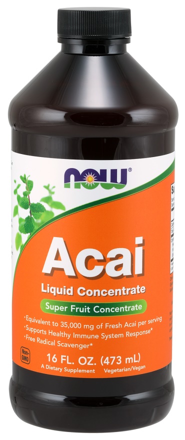 NOW Foods - Acai Liquid Concentrate - 473 ml.