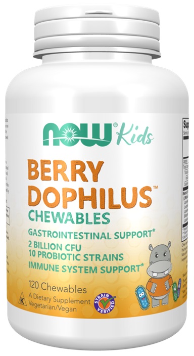 NOW Foods - BerryDophilus Kids Chewables - 120 chewables