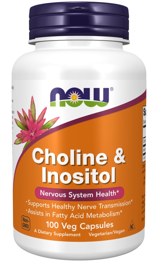 NOW Foods - Choline and Inositol - 100 vcaps