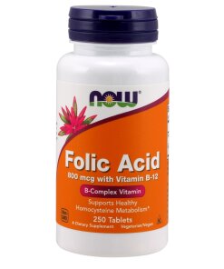 NOW Foods - Folic Acid with Vitamin B12