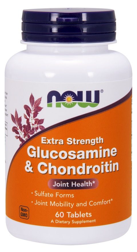 NOW Foods - Glucosamine & Chondroitin Extra Strength - 60 tabs