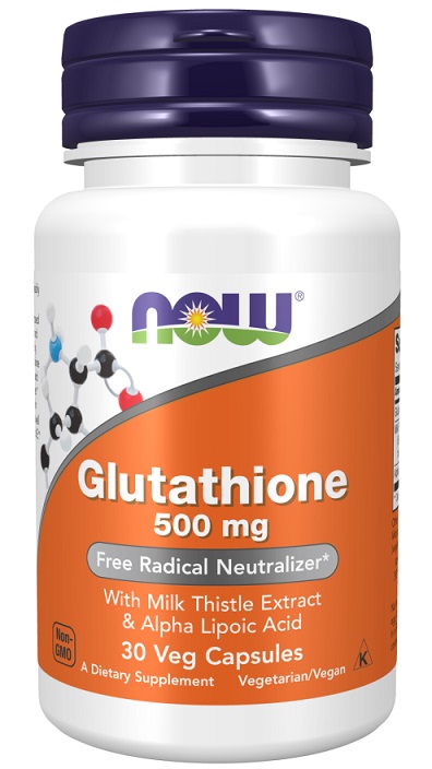 NOW Foods - Glutathione with Milk Thistle Extract & Alpha Lipoic Acid