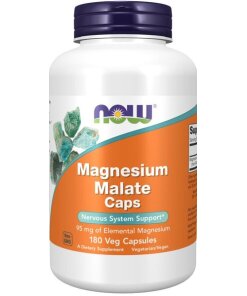 NOW Foods - Magnesium Malate Caps - 180 vcaps