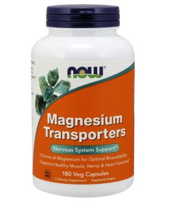 NOW Foods - Magnesium Transporters - 180 vcaps