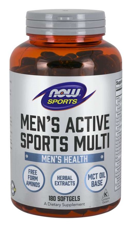 NOW Foods - Men's Active Sports Multi - 180 softgels