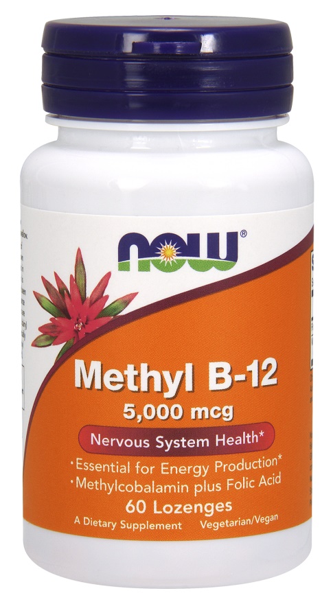 NOW Foods - Methyl B-12 with Folic Acid