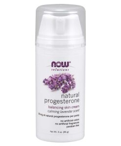 NOW Foods - Natural Progesterone Balancing Skin Cream with Lavender - 85g