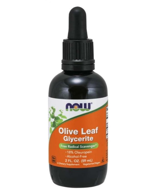 NOW Foods - Olive Leaf Glycerite - 59 ml.