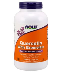 NOW Foods - Quercetin with Bromelain - 240 vcaps