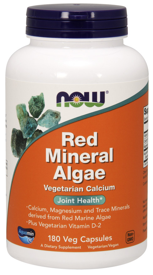 NOW Foods - Red Mineral Algae - 180 vcaps