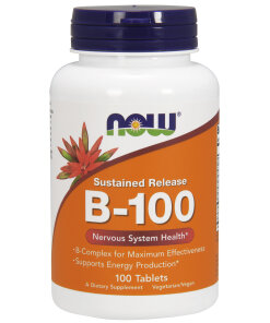 NOW Foods - Vitamin B-100 Sustained Release - 100 tabs