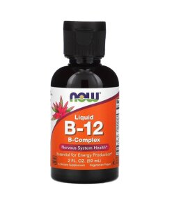 NOW Foods - Vitamin B-12 Liquid B-Complex - 59 ml.