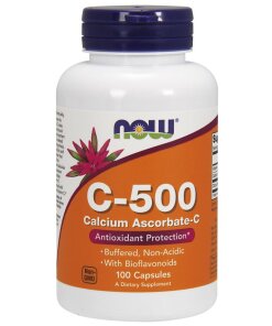 NOW Foods - Vitamin C-500 Calcium Ascorbate-C - 100 caps