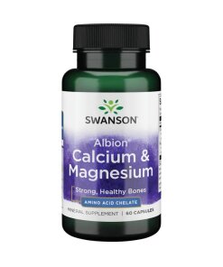 Swanson - Albion Calcium & Magnesium - 60 caps