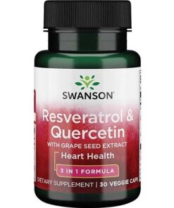 Swanson - Resveratrol & Quercetin - 30 vcaps