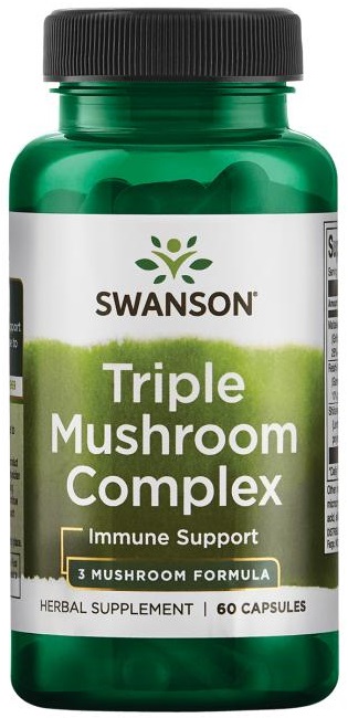 Swanson - Triple Mushroom Standardized Complex - 60 caps