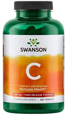 Swanson - Vitamin C with Rose Hips Extract - Timed-Release