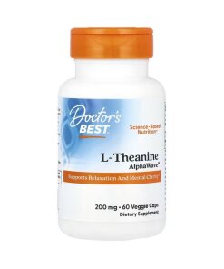 Doctor's Best - L-Theanine AlphaWave - 60 vcaps