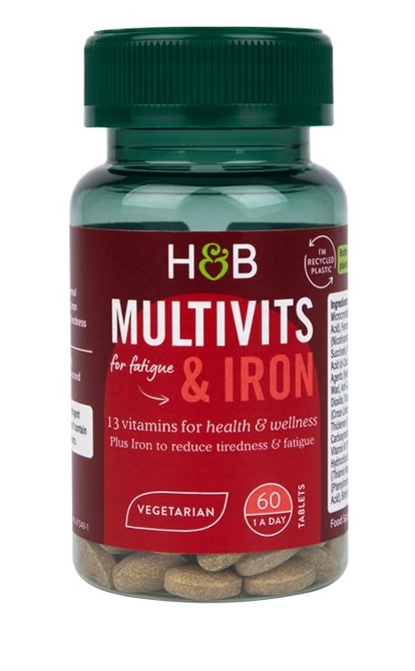 Holland & Barrett - Multivits & Iron - 60 tablets (EAN 5059604689468)