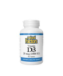 Natural Factors Vitamin D3 25 mcg (1