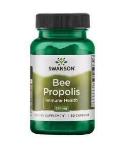 SWANSON Bee Propolis 550mg 60 kaps