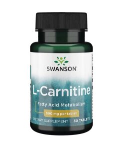 SWANSON L-karnityna 500mg 30 tabl