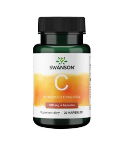 SWANSON Witamina C1000 + dzika ró¿a 30 kaps