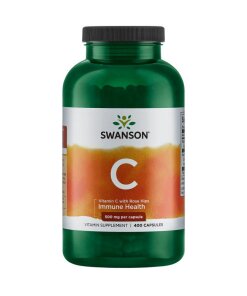 SWANSON Witamina C500 + dzika ró¿a 400kaps