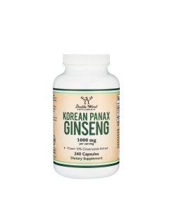 Double Wood Supplements Korean Panax Ginseng (240 Capsules)