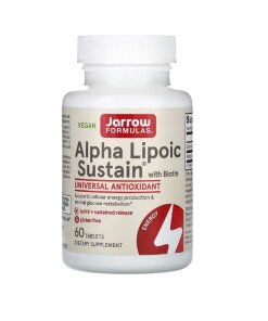 Alpha Lipoic Sustain with Biotin - 60 tabs